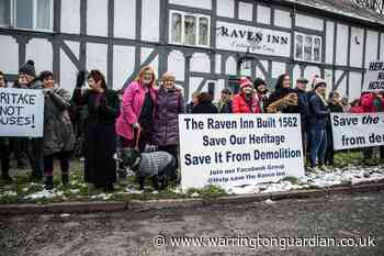Campaigners object to demolition of historic Raven Inn pub
