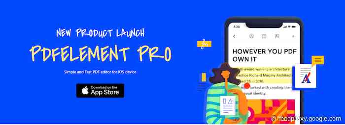 Wondershare Launches the Powerful New Cross-platform PDFelement Pro for iOS