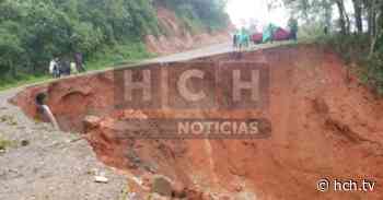 Municipio de Belén Gualcho incomunicado debido a derrumbes producto de las lluvias - hch.tv