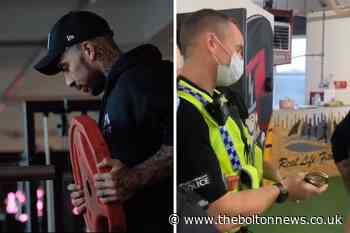 Bolton gym owner rows with police over Covid breach