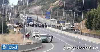 Comerciantes realizan manifestación en ruta que une Coronel y Lota pidiendo fin de cuarentena - BioBioChile