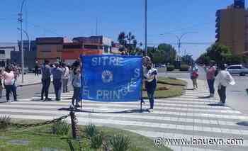 Coronel Pringles: enfermeros se movilizaron por un bono de 20 mil pesos - La Nueva