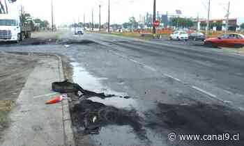 Comerciantes de Lota y Coronel nuevamente cortaron el tránsito - Canal 9 Bío Bío Televisión