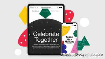 Today at Apple unwraps live online sessions and creative projects to brighten your holidays at home