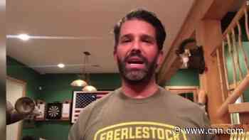 Donald Trump Jr. speaks after testing positive for Covid-19