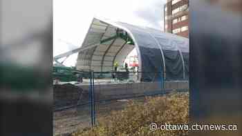 40-bed temporary unit takes shape at Ottawa Hospital Civic Campus - CTV News Ottawa