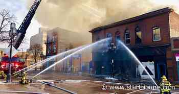 Fire strikes downtown Duluth warehouse