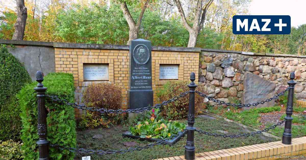 Pflege des Grabs von Albert Baur auf Friedhof Bad Belzig 2021 noch offen - Märkische Allgemeine Zeitung