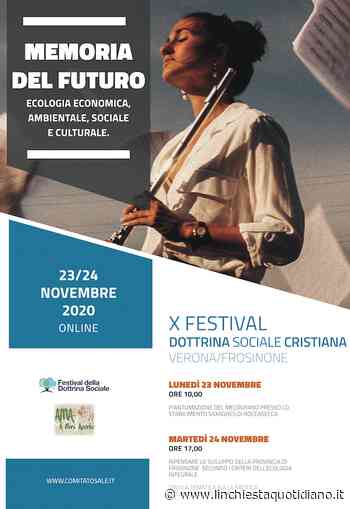 Festival Dottrina Sociale della Chiesa a Frosinone: due giorni con ecologia ambientale, sociale e culturale - L'Inchiesta Quotidiano OnLine