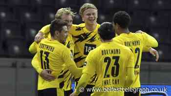Erling Braut Haaland hits four as Borussia Dortmund crush Hertha Berlin