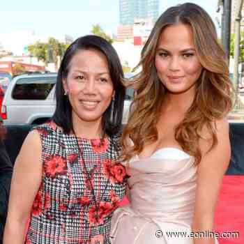 Chrissy Teigen Cuddles With Her Mom After Sharing She Had the "Hardest 4 Days of My Life"