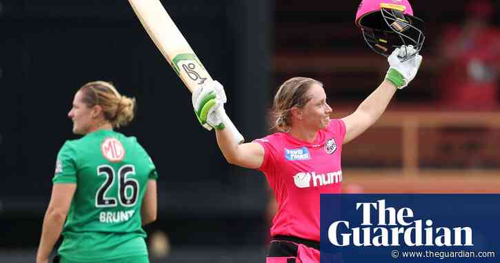 Alyssa Healy WBBL masterclass not enough for Sixers as Scorchers reach finals