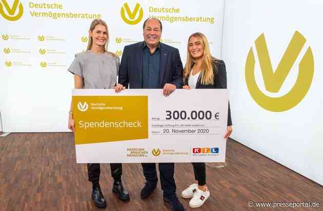 DVAG und "Stiftung RTL - Wir helfen Kindern e.V." / Aktion der Deutschen Vermögensberatung bringt 300.000 Euro für Kinder in Not