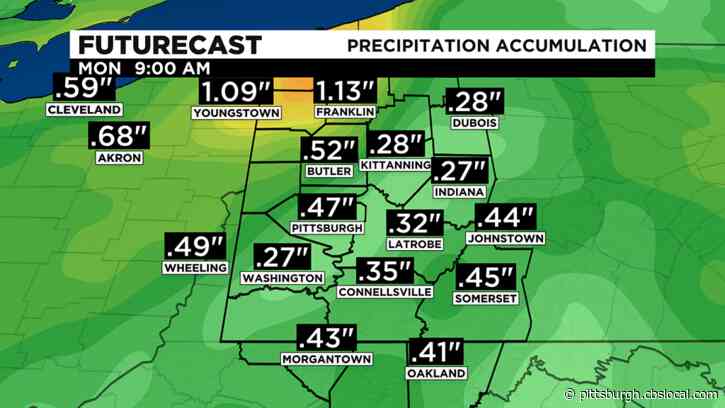 Pittsburgh Weather: Rainy Sunday To Wrap Up Weekend