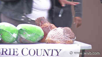 Chairwoman of Erie County Legislature held ham and turkey giveaway for Buffalo residents