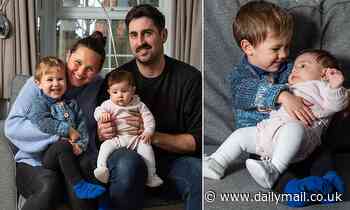 Couple 'delighted' to welcome pair of IVF twins conceived at same time but born TWO YEARS apart
