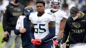 Titans' leading tackler, LB Brown, injures elbow