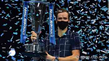 Daniil Medvedev battles from behind to win ATP Finals with victory over Dominic Thiem