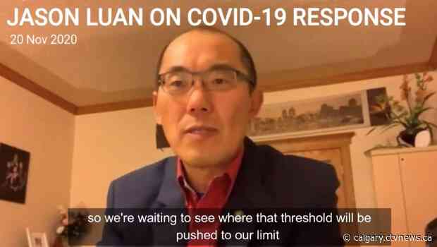 UCP associate minister retracts misinformation given on criteria for hospital capacity