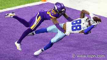 Cowboys' CeeDee Lamb twists and turns his way into 4-yard TD catch vs. Vikings
