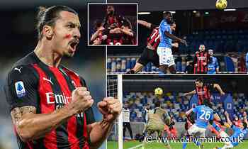 Napoli 1-3 AC Milan: Zlatan Ibrahimovic scores brace in first win in Naples for more than 10 years