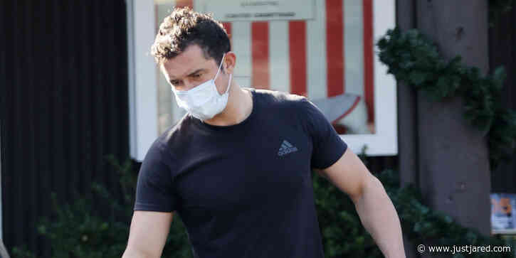 Orlando Bloom Shows Off His Toned Legs While Wearing Short Shorts To The Store