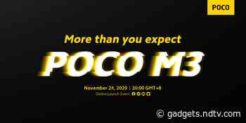Poco M3 Key Specifications Confirmed Ahead of Launch, to Come With 6,000mAh Battery