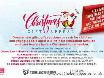 Gift appeal launched for disadvantaged children and young people in St Helens - St Helens Reporter