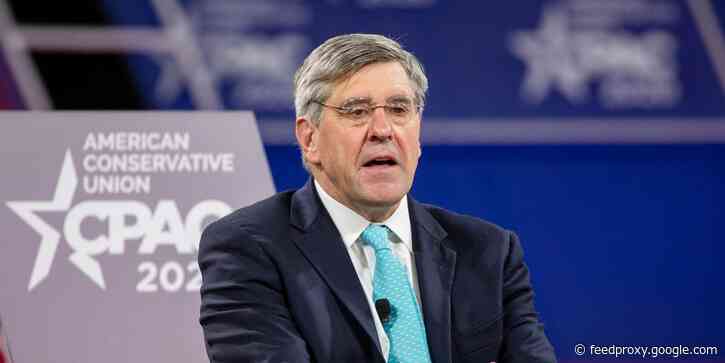 Stephen Moore says that Trump will leave office 'triumphant,' comparing him to Winston Churchill
