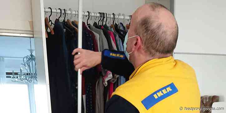 I'm a 45-year-old IKEA worker who travels to people's homes to help them build their furniture. I love my job — this is what it's like.