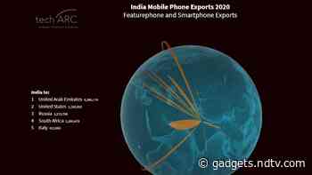 Indian Smartphone Exports Estimated to Cross $1.5 Billion by End of 2020: techARC Research