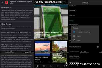 Flipboard Rolls Out Dark Mode for Android Users