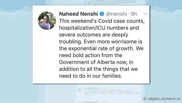 Nenshi calls on province to take 'bold action' as Alberta breaks daily COVID-19 case record