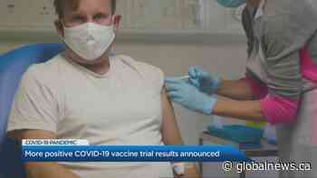 More positive COVID-19 vaccine trial results announced