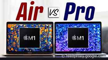 M1 MacBook Pro vs M1 MacBook Air (Video)
