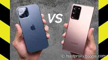 Drop Test: iPhone 12 Pro Max vs Galaxy Note 20 Ultra (Video)
