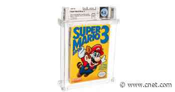 Sealed copy of Super Mario Bros. 3 sells for record $156,000 at auction     - CNET