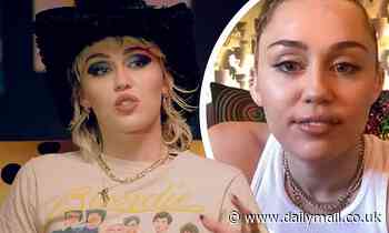 Miley Cyrus reveals she's been sober for two weeks after she 'fell off' during the pandemic