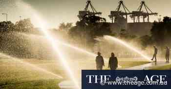 Sprinklers, shiny paths, summer sun: Williamstown's The Esplanade is part of Marvellous Melbourne