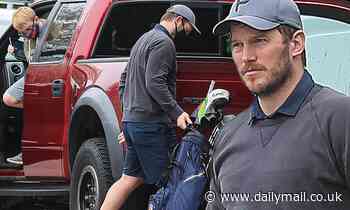 Chris Pratt steps out with son Jack as they visit construction site of their $15.6 million mansion