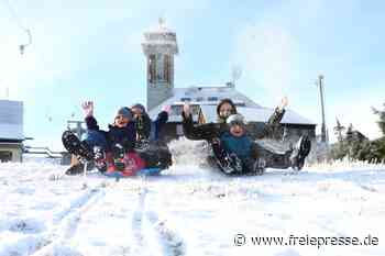Schneespaß auf dem Fichtelberg - Freie Presse