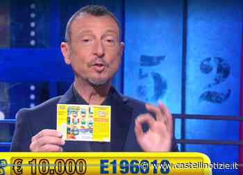 Venduto a Frascati il biglietto della Lotteria Italia annunciato da Amadeus a "I Soliti Ignoti" - Castelli Notizie