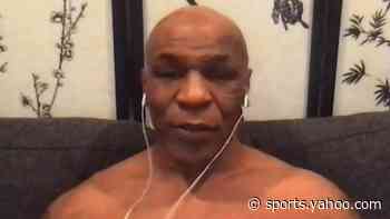 Mike Tyson Takes His Shirt Off on Live TV to Show Off 100 Pound Weight Loss - Yahoo Sports
