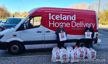 Iceland Bolton donates chocolate hampers to Urban Outreach - This Is Lancashire