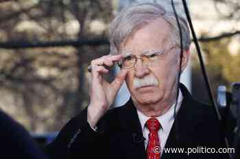 Bolton: 'Trump is throwing rocks through windows' - POLITICO
