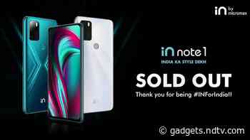 Micromax in Note 1 Next Sale Will Start at 12 Noon on December 1: Price in India, Specifications