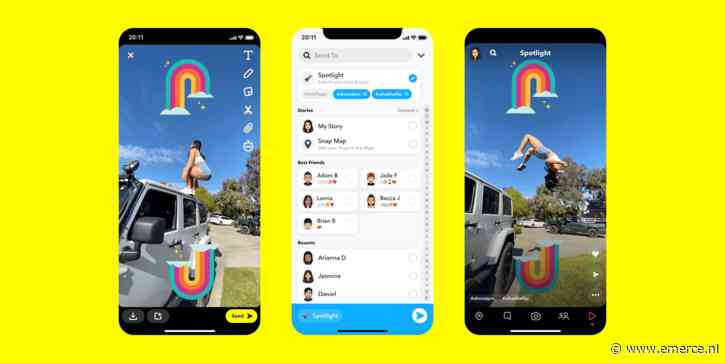 Snapchat kopieert TikTok met Spotlight