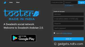 Tooter ‘Swadeshi’ Social Media Platform Modelled After Twitter Surfaces