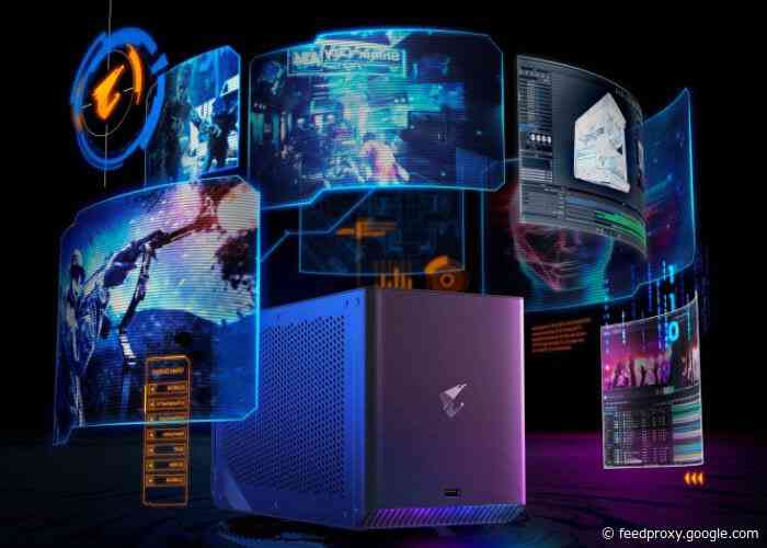 GIGABYTE AORUS RTX 3090 and RTX 3080 GAMING BOX external graphics cards