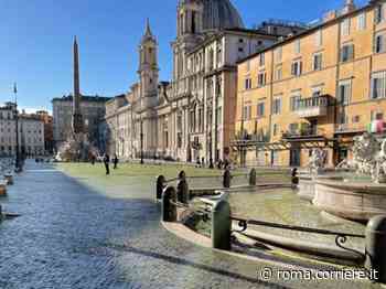 Roma, in piazza Navona ricresce l’erba come ai tempi del lockdown - Corriere Roma